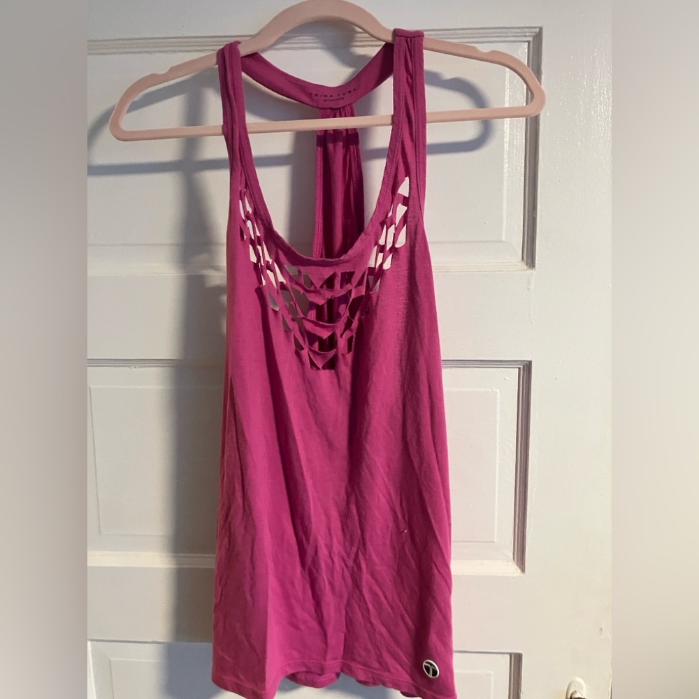 Trina Turk Fuchsia Recreation Top